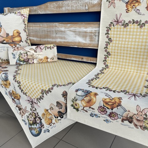 Texicop Gobelínový veľkonočný obrus Lima 031 - Rozmer obrusov: 40x140 cm