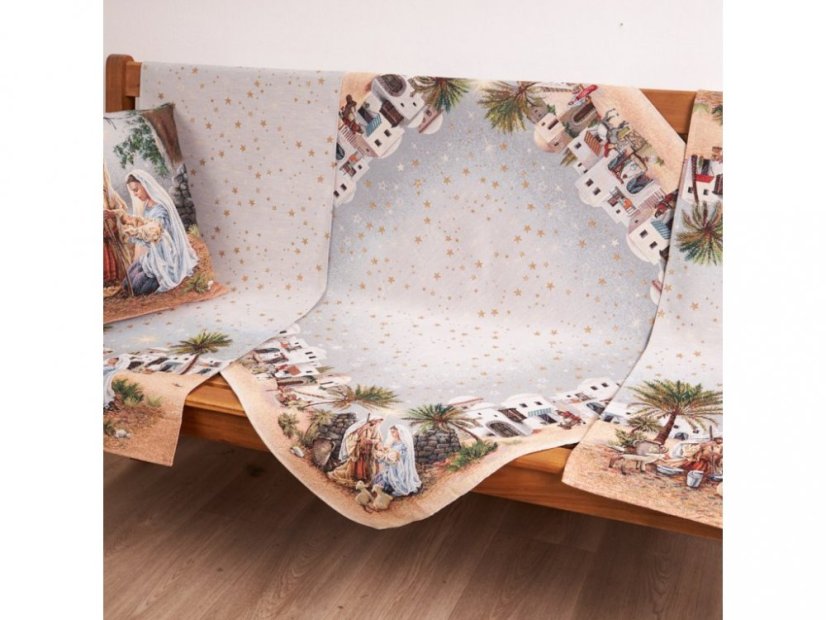 Texicop Gobelínový vianočný obrus Eden 1252 GR - Rozmer obrusov: 40x140 cm
