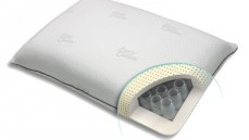 Pružinový vankúš s pamäťovou penou Easy Clean