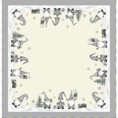 Texicop Gobelínový vianočný obrus Chenille 1279 GR