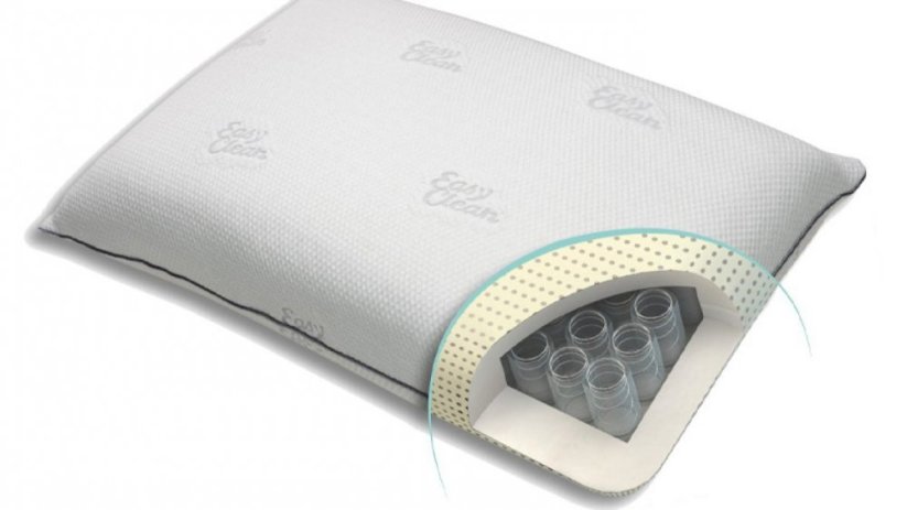 Pružinový vankúš s pamäťovou penou Easy Clean