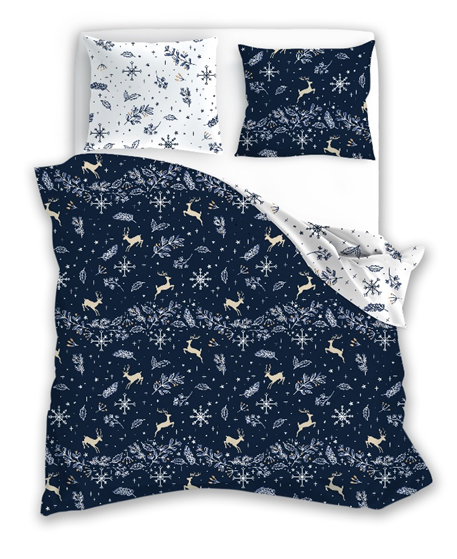 Vianočné bavlnené obliečky Scandic 068