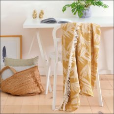 Biederlack Bavlnená deka Bambus béžová